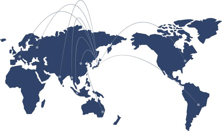 これまで、世界16カ国・地域から164名の留学生の受け入れを行ってきました。（アジア人材育成基金事業含む）（2016年8月現在）